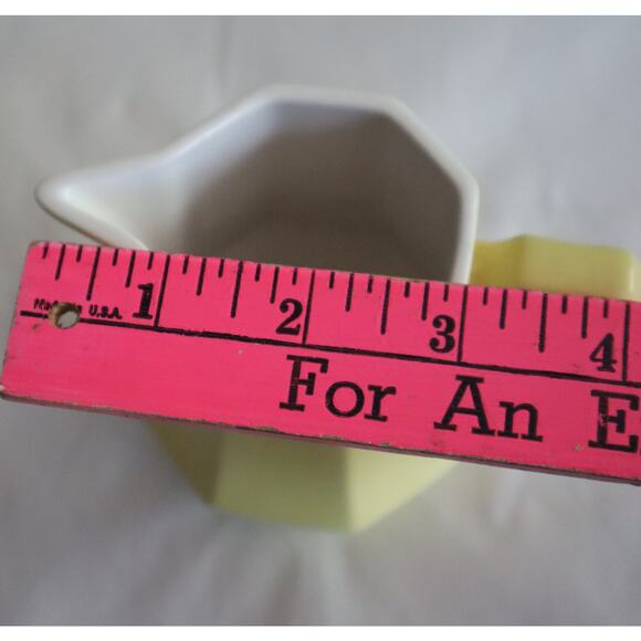 Vintage Yellow NIKKO Creamer Octagonal Classic Collection Mid Century Modern - Picture 8 of 8